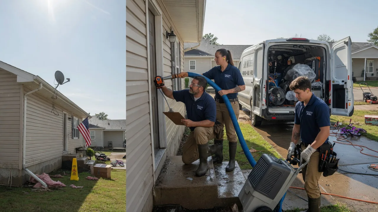 Ceiling Water Damage Restoration in Pfafftown, NC near me